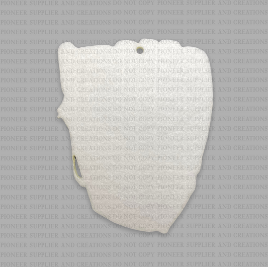 Softball Glove Air Freshener Sublimation Blank