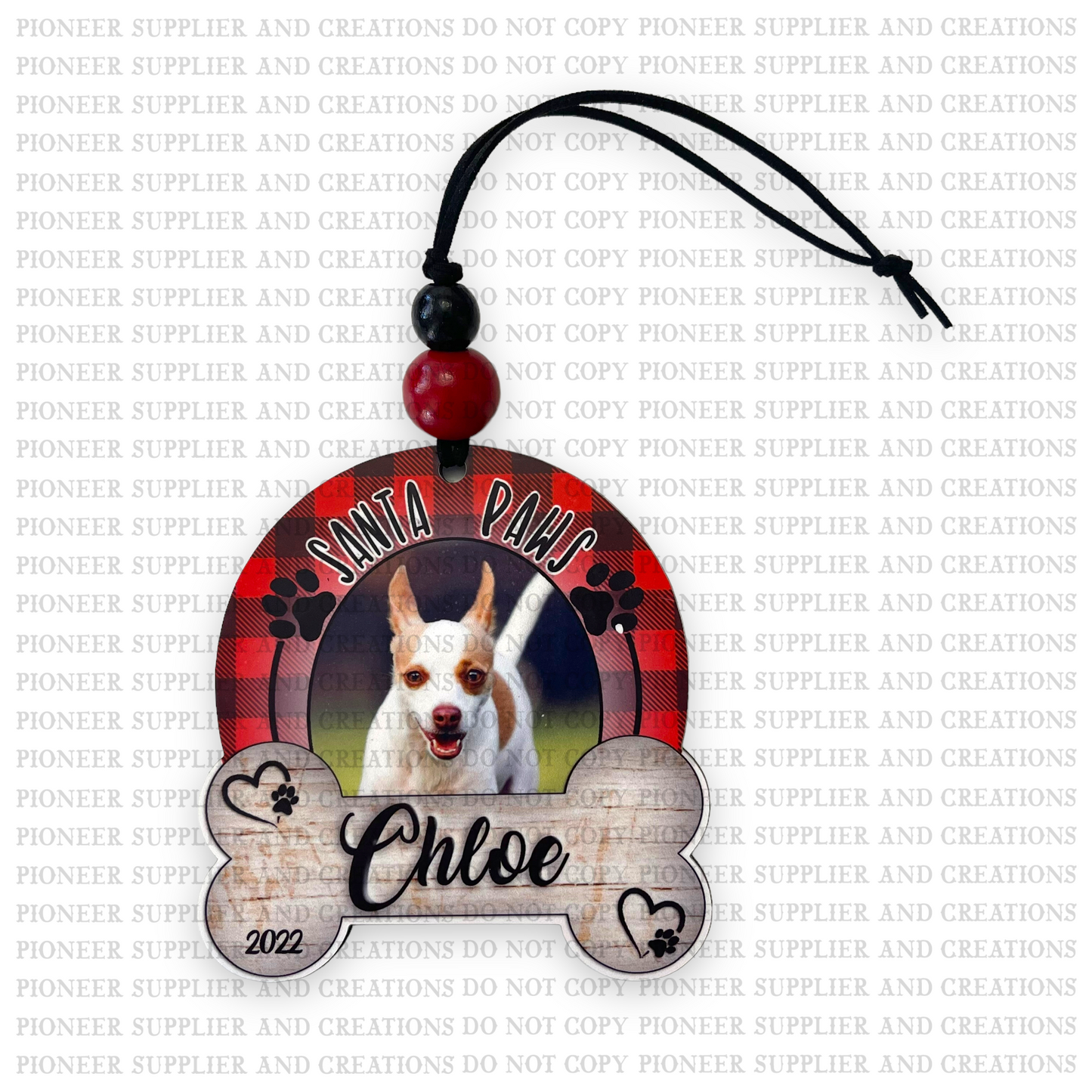 Dog Ornament Sublimation Blank
