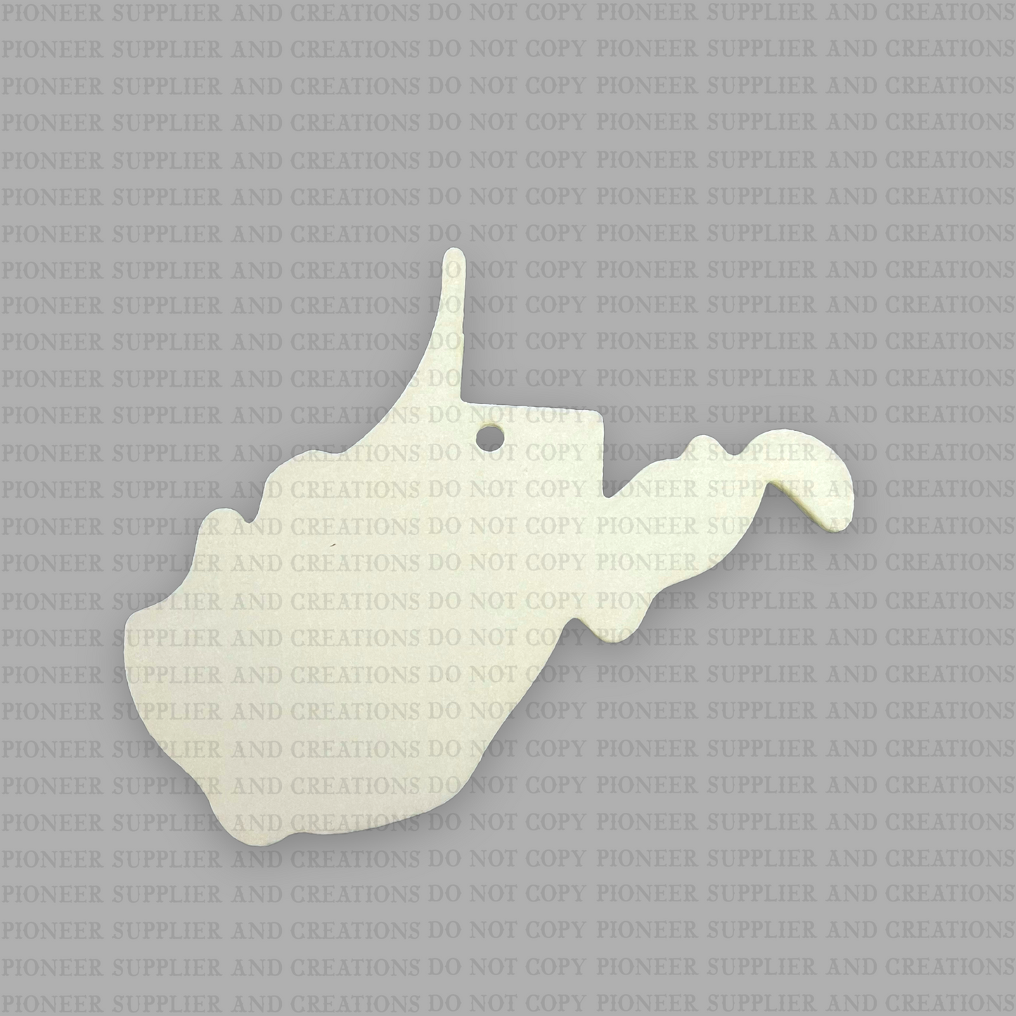 US State Shaped Air Freshener Sublimation Blanks