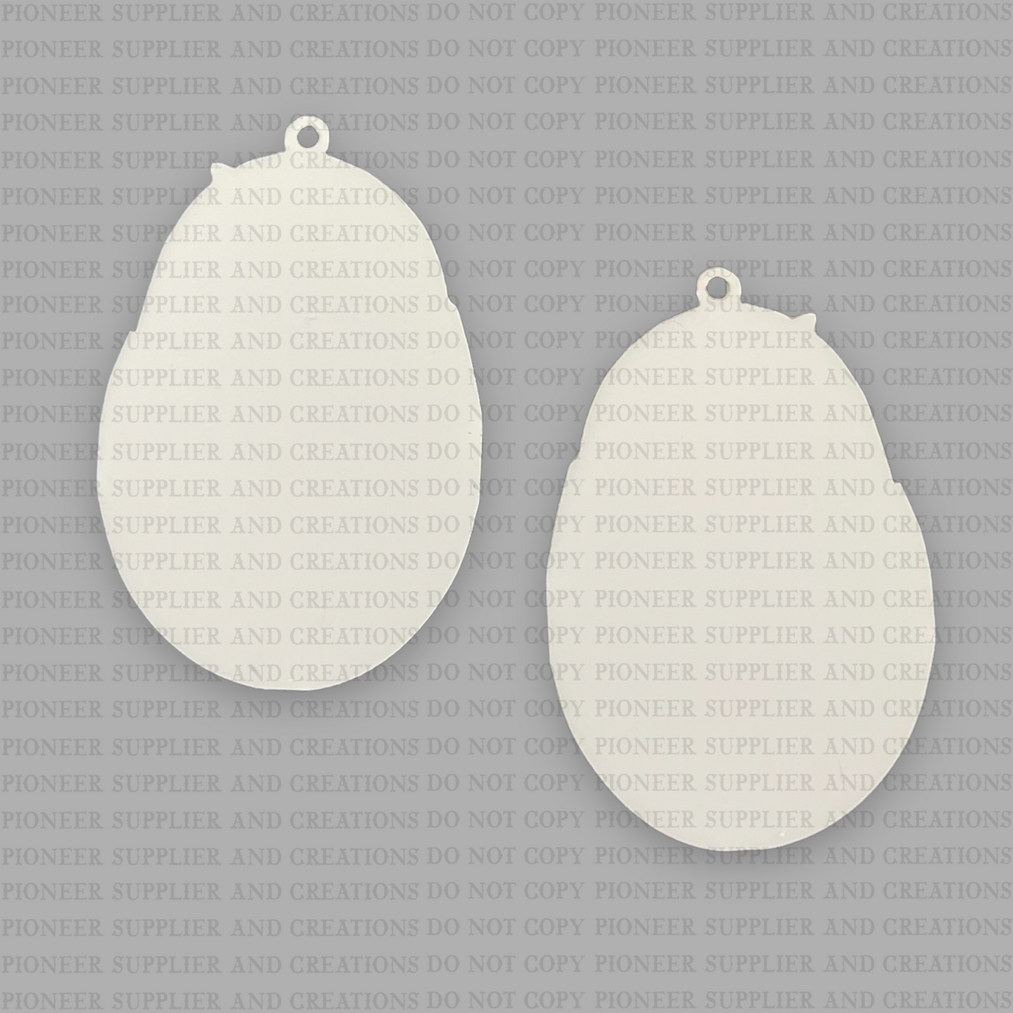 Chick in Egg Earring Sublimation Blanks | Tina Braddock