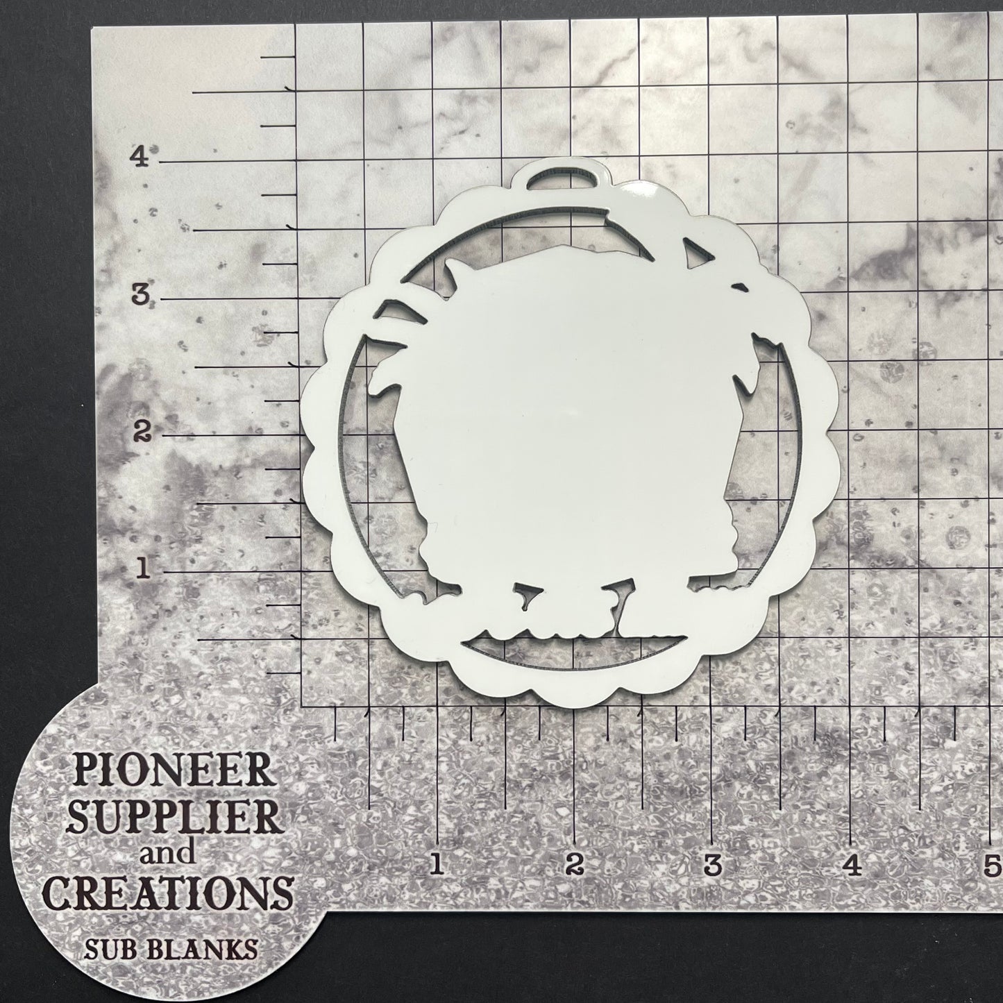 Lets Get Away Car Charm Sublimation Blank