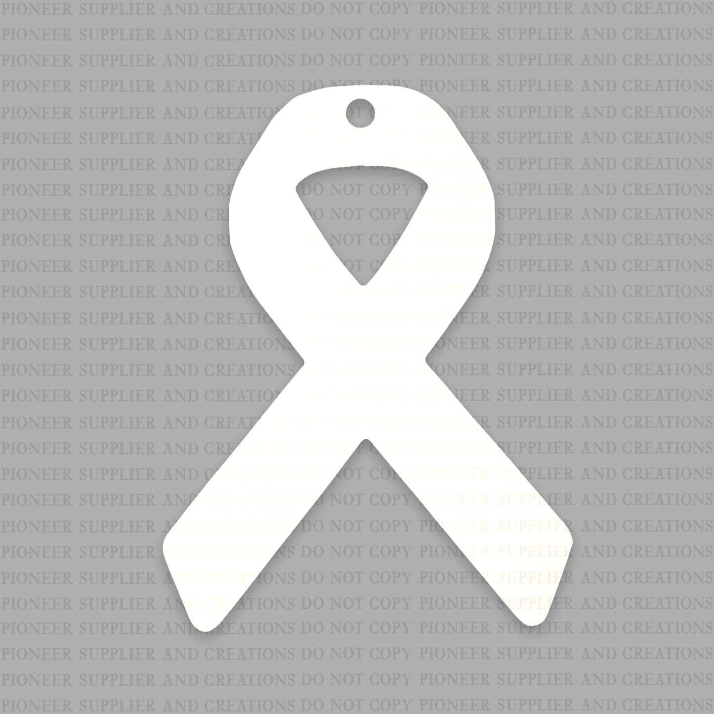 Cancer Awareness Shaped Ornament Sublimation Blank - Pioneer Supplier & Creations