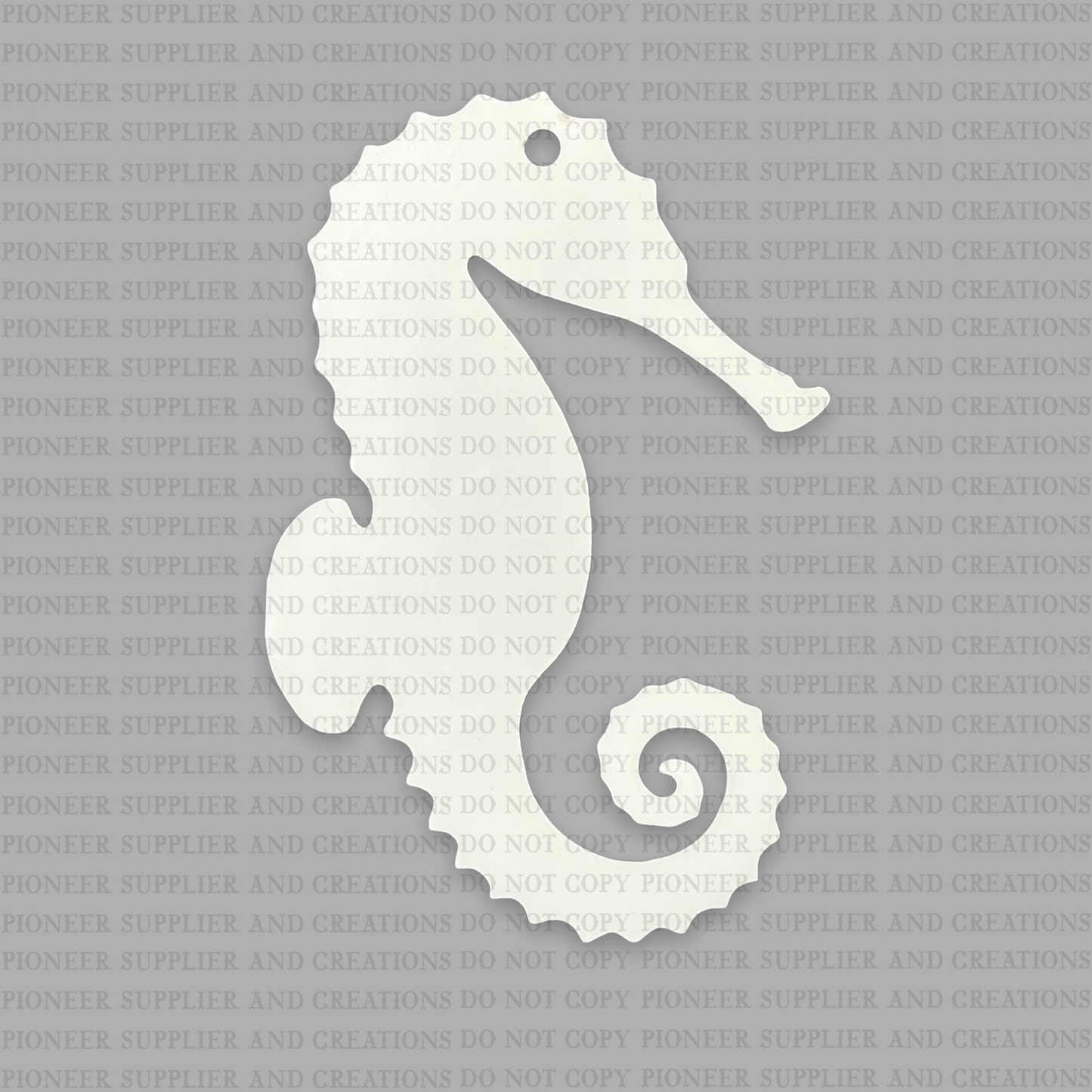 Seahorse Ornament Sublimation Blank