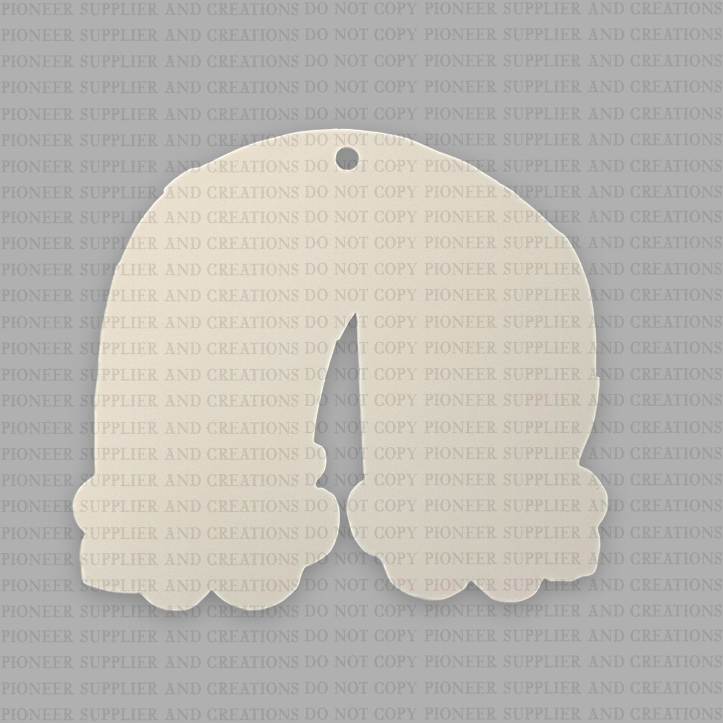 Rainbow Shaped Car Charm Sublimation Blank