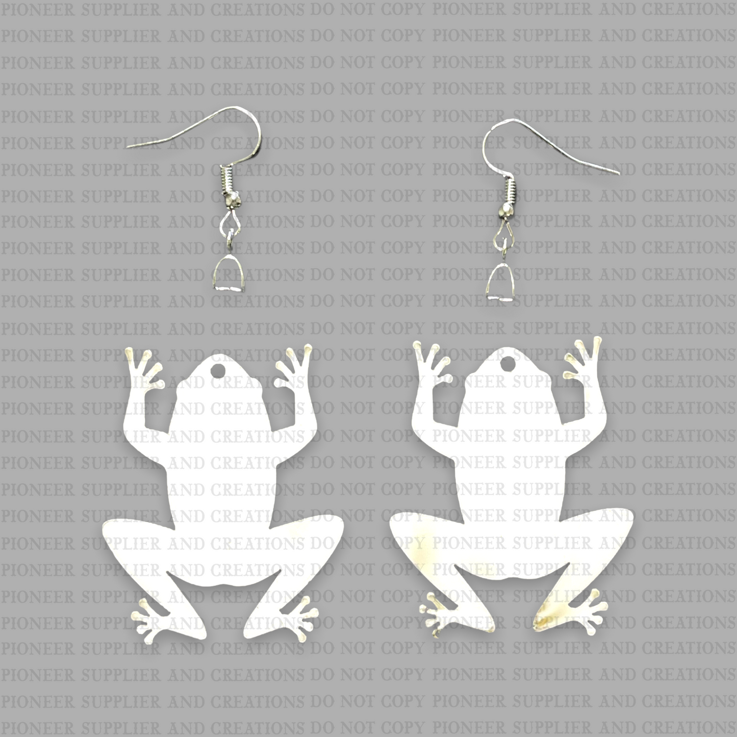 Frog Earring Sublimation Blanks
