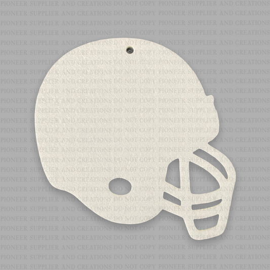 Helmet Shaped Air Freshener Sublimation Blank - Pioneer Supplier & Creations