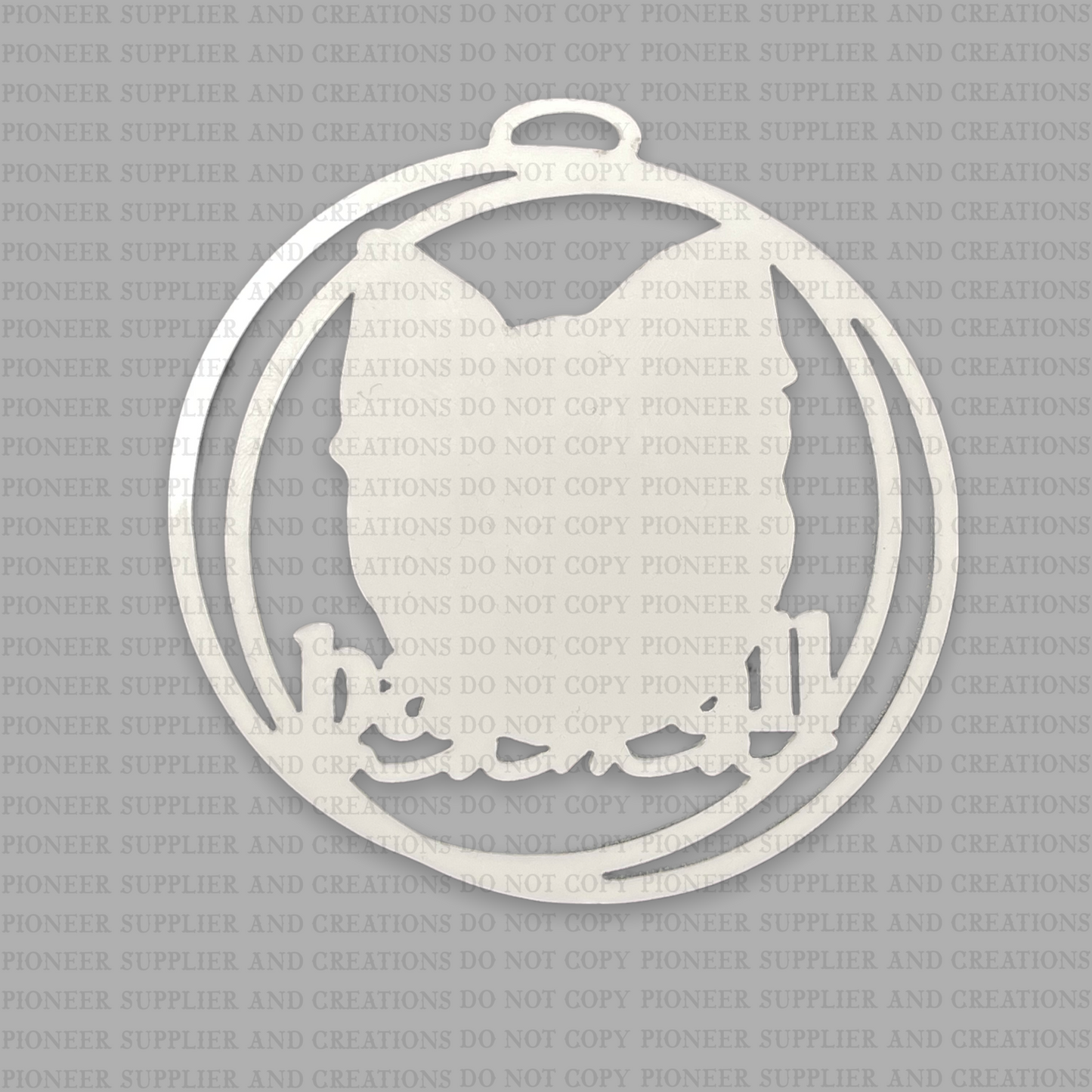 Baseball Mama Car Charm Sublimation Blank