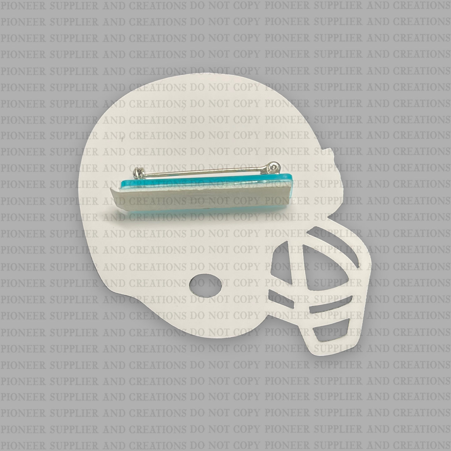 Helmet Shaped Name Badge Sublimation Blank