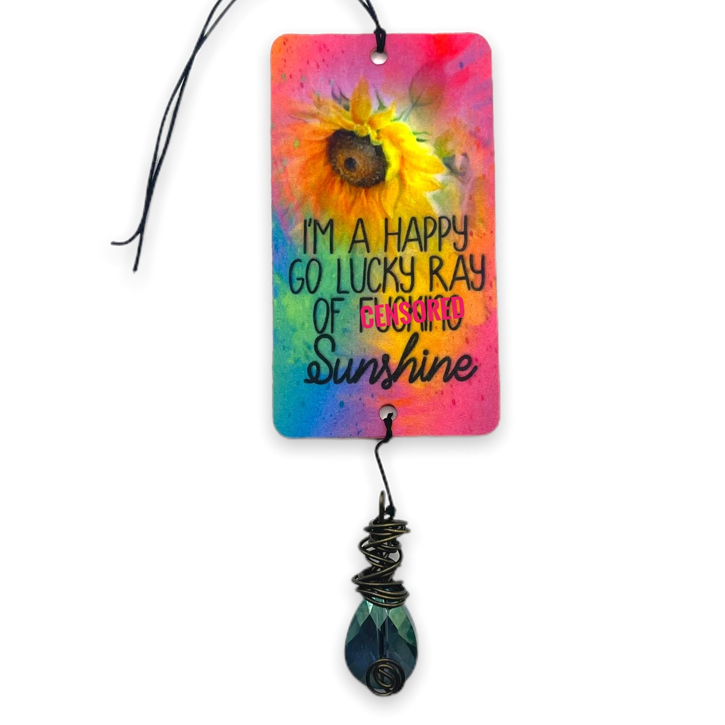 Rectangle Double Hole Air Freshener Sublimation Blank