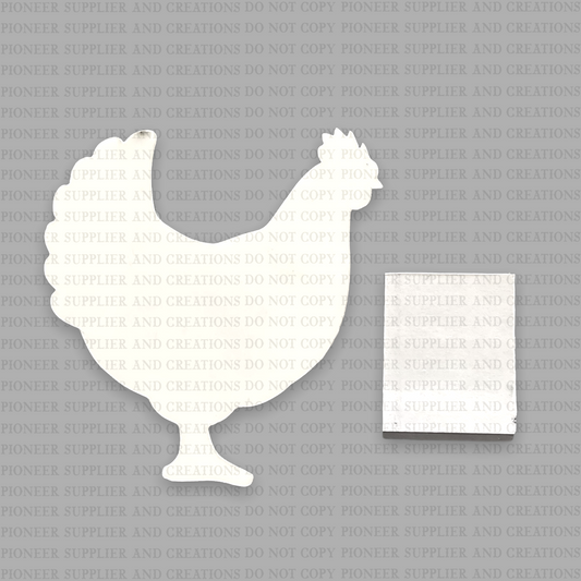Chicken Magnet Sublimation Blank