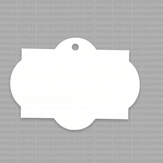 Classic Shaped Ornament Sublimation Blank - Pioneer Supplier & Creations