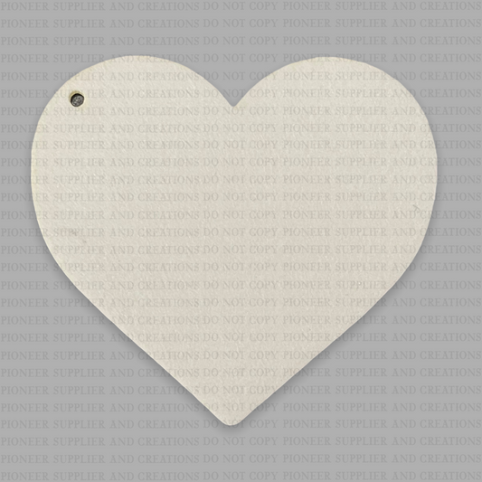 Heart Shaped Air Freshener Sublimation Blank - Pioneer Supplier & Creations