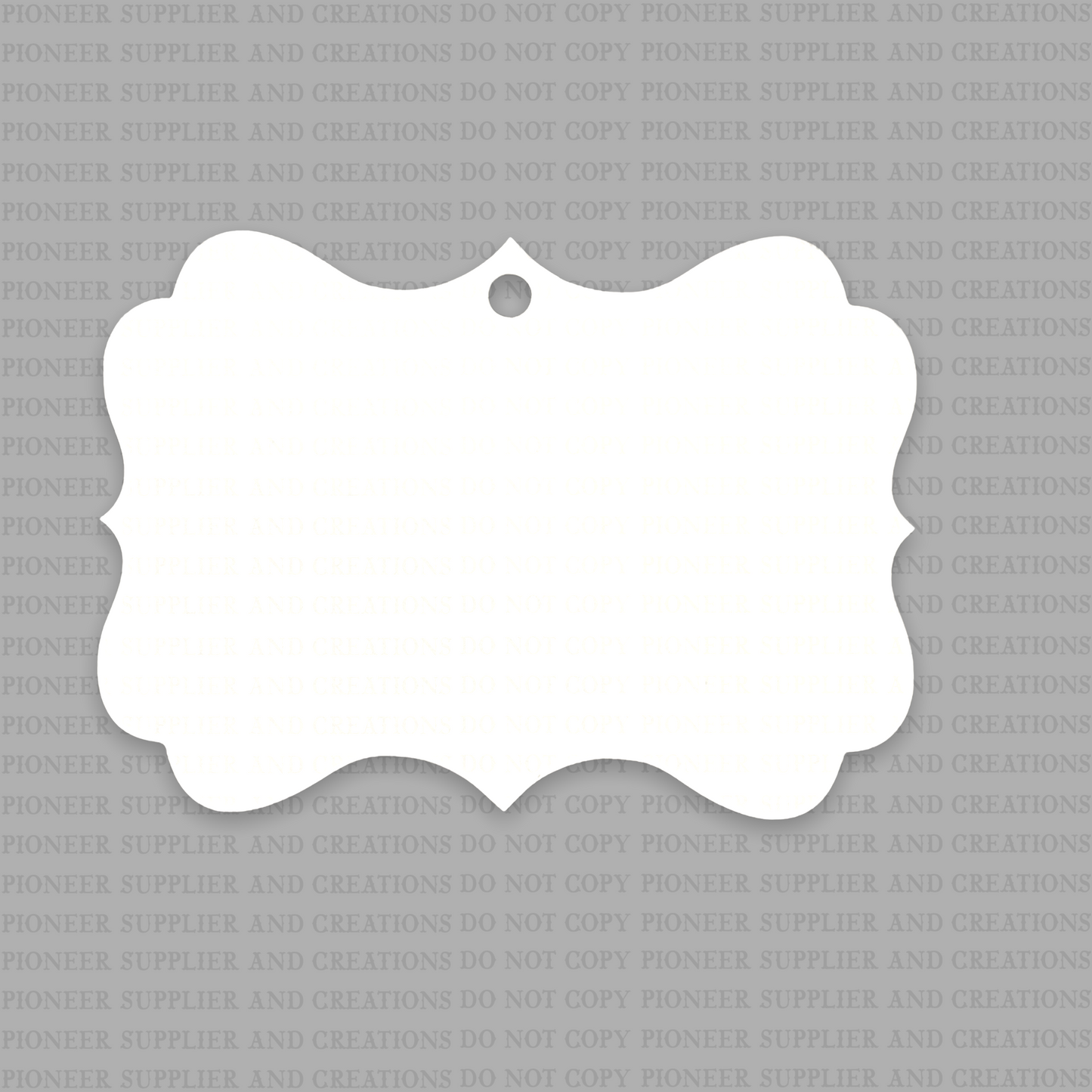 Pointed Luxe Shaped Ornament Sublimation Blanks - Pioneer Supplier & Creations