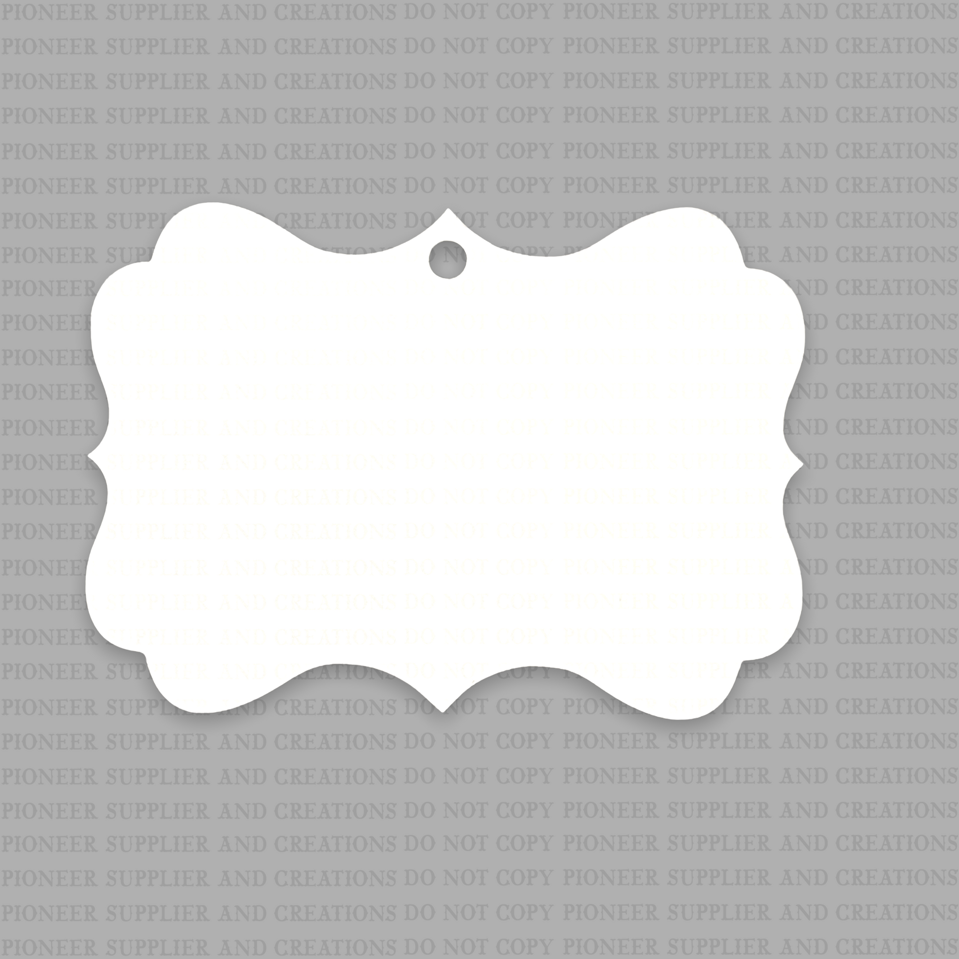 Pointed Luxe Shaped Ornament Sublimation Blanks - Pioneer Supplier & Creations