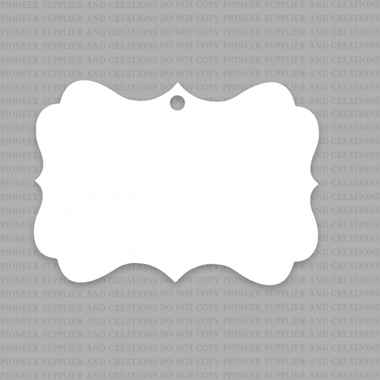 Pointed Luxe Shaped Ornament Sublimation Blanks - Pioneer Supplier & Creations