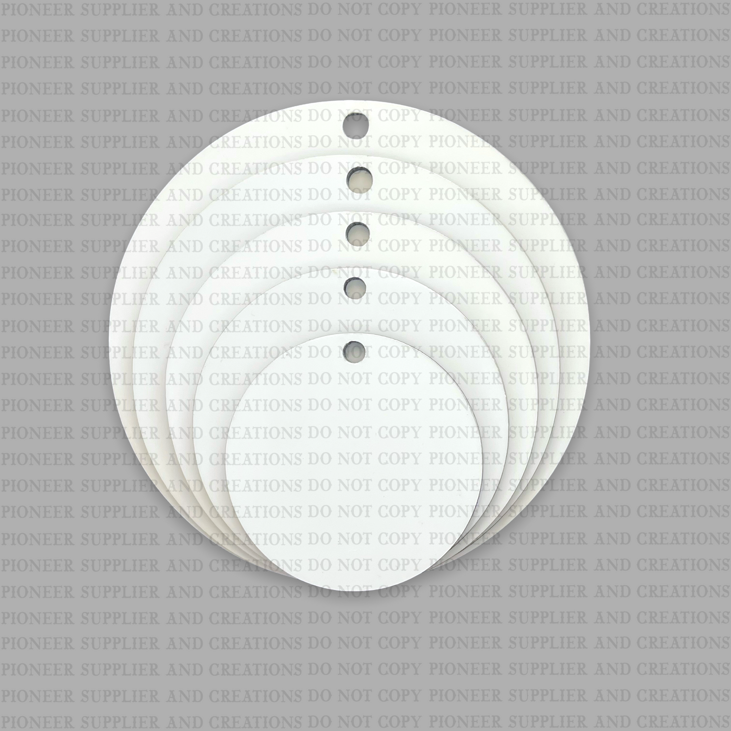Circle Ornament Sublimation Blank