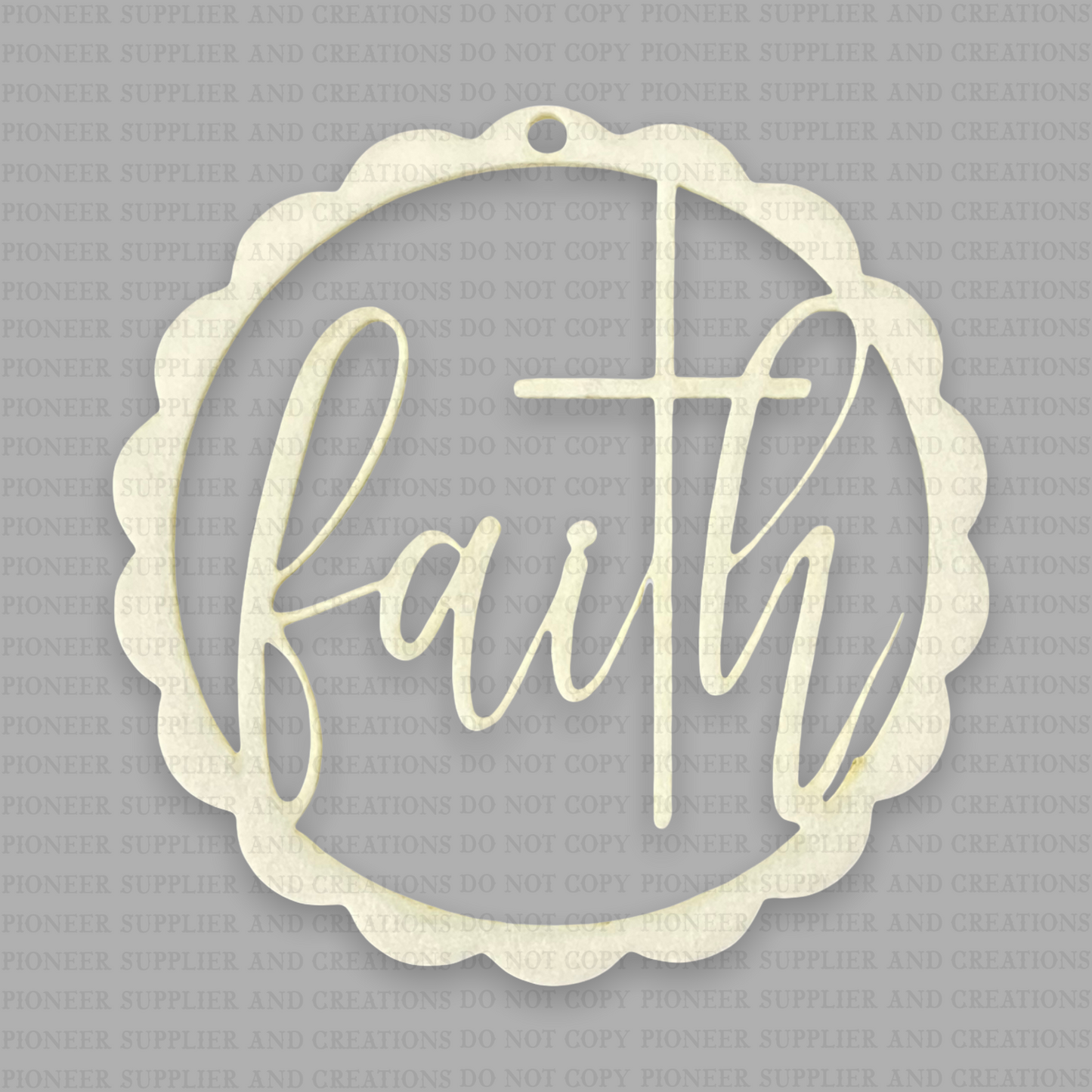 Faith Air Freshener Sublimation Blank