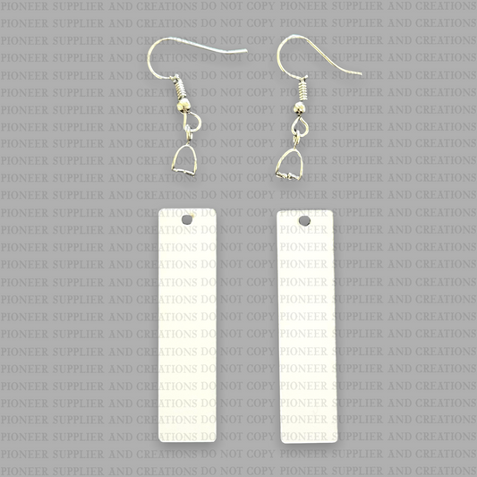 Bar Shaped Earring Sublimation Blanks - Pioneer Supplier & Creations