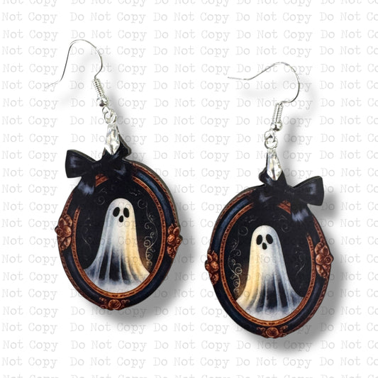 Ghost Frame Earring Sublimation Blank Kit
