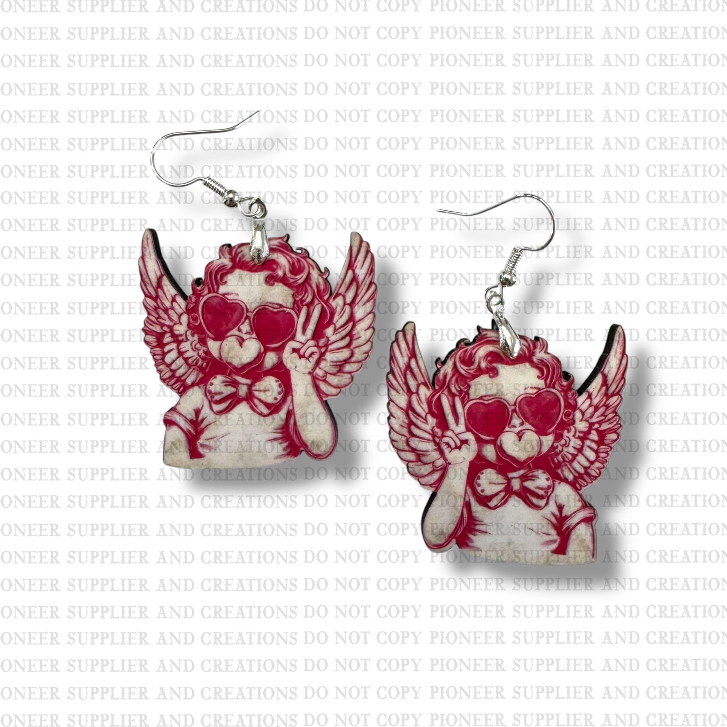 Bubblegum Cherub Earring Sublimation Blanks Kit | Exclusive