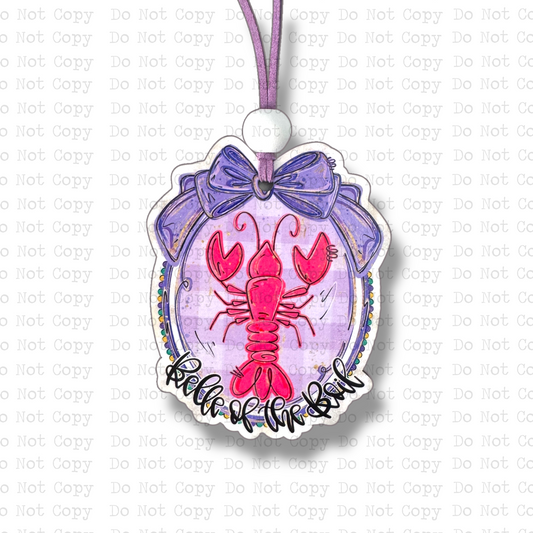 Belle Of The Boil Car Charm Sublimation Blank