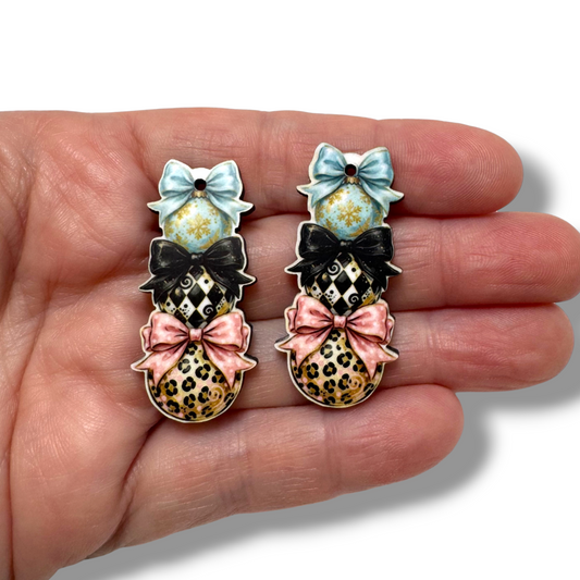 Ornament Stack Earring Sublimation Blanks