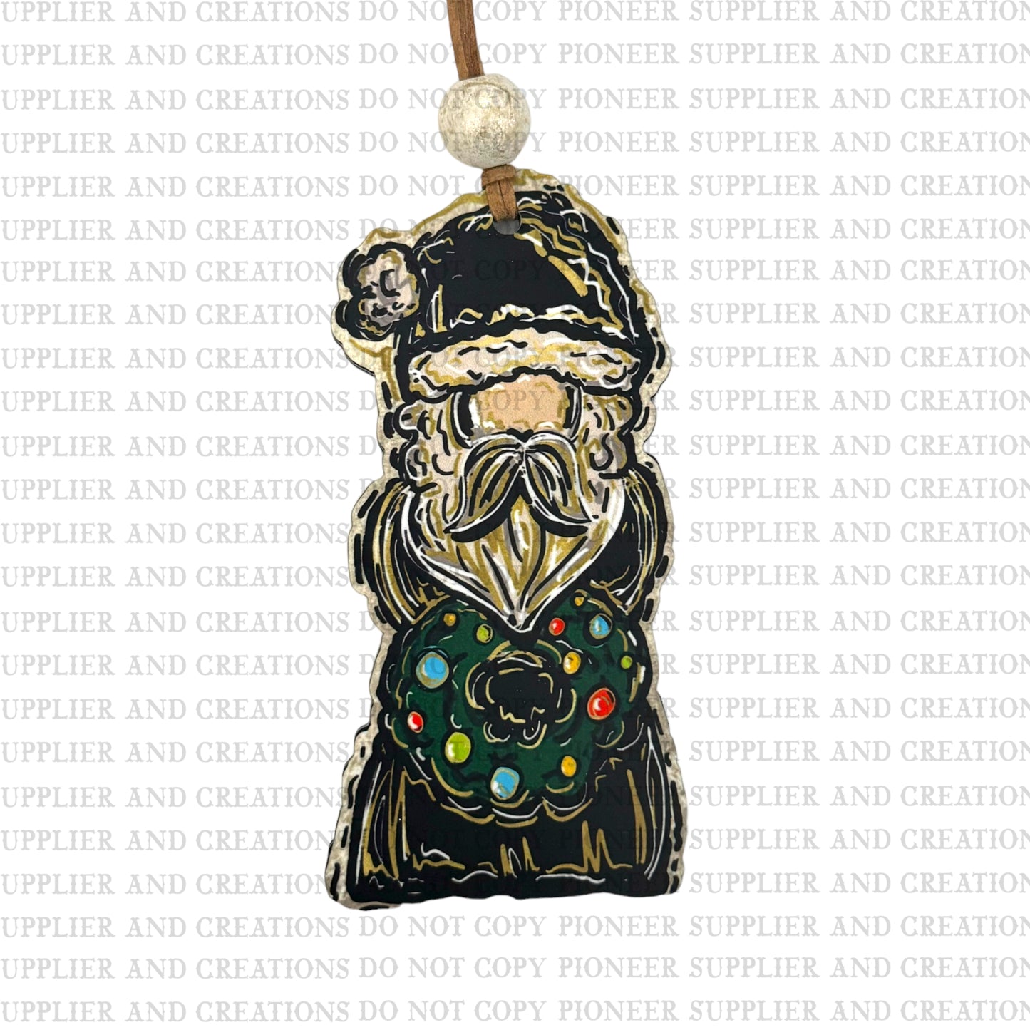 Old World Santa Ornament Sublimation Blank | Exclusive Graphx & More