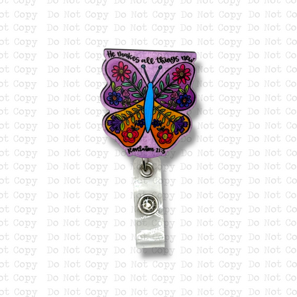 He Makes All Things New Badge Button Sublimation Blank | Set of 2 ARA