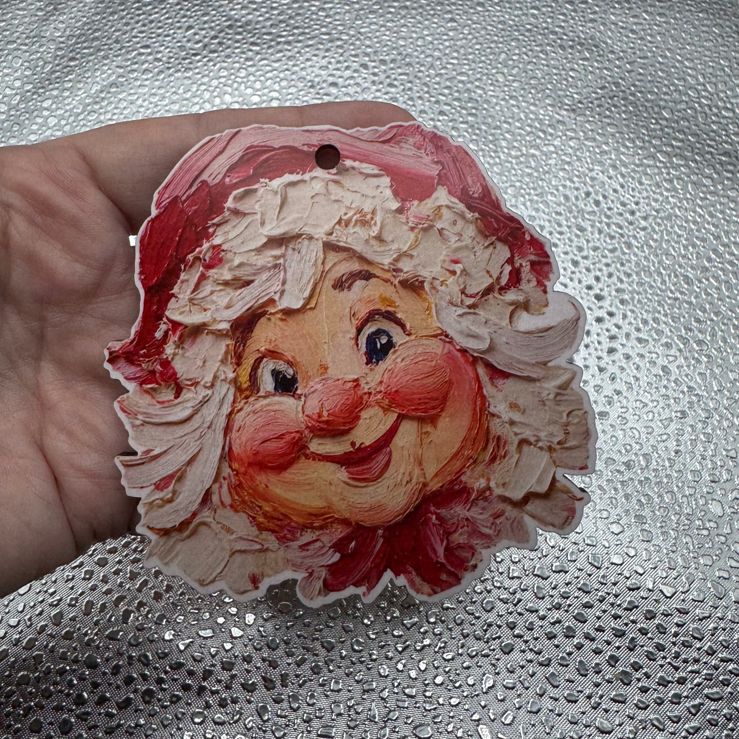 Mrs Claus Ornament Pressed Blank