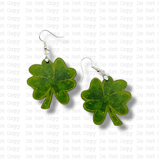 Four Leaf Clover Earring Sublimation Blank Kit | PP