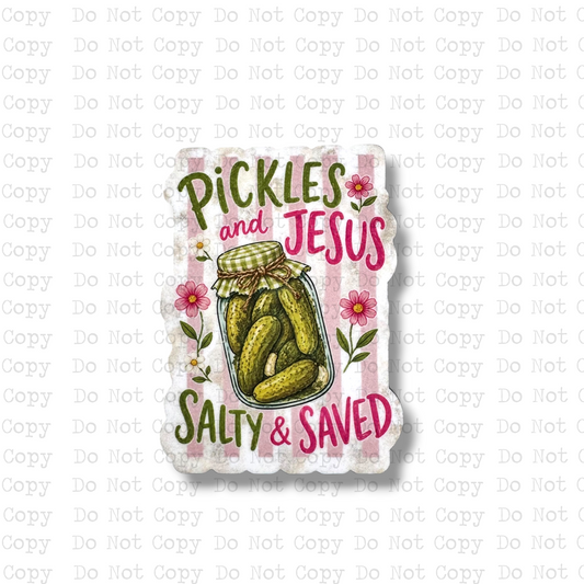 Pickles and Jesus Magnet Sublimation Blank Kit
