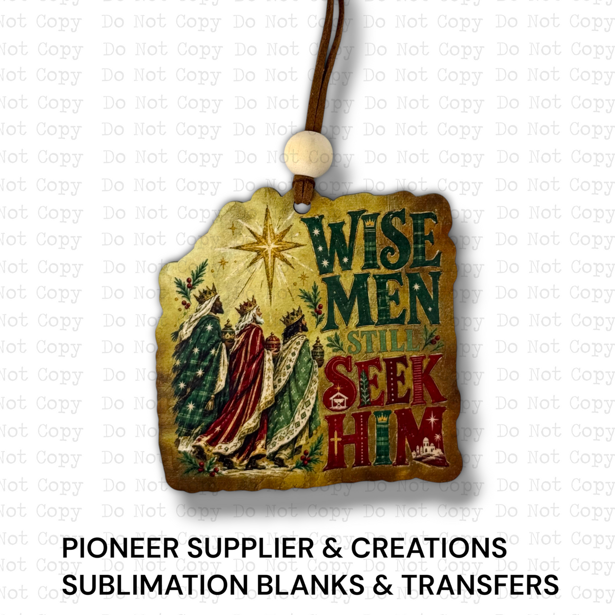 Wise Men Ornament Sublimation Blank