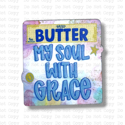 Butter For My Soul Badge Button Sublimation Blank | Set of 2 SPS