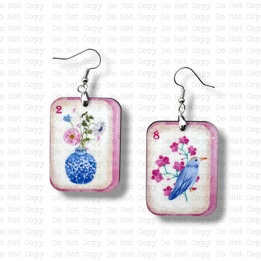 Game Tiles Earring Sublimation Blank Kit | ISFP
