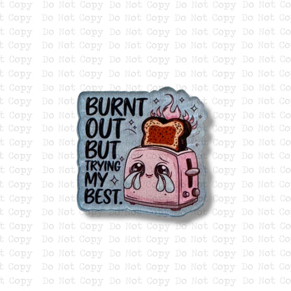 Burnt Out Lapel Pin Sublimation Blank Kit