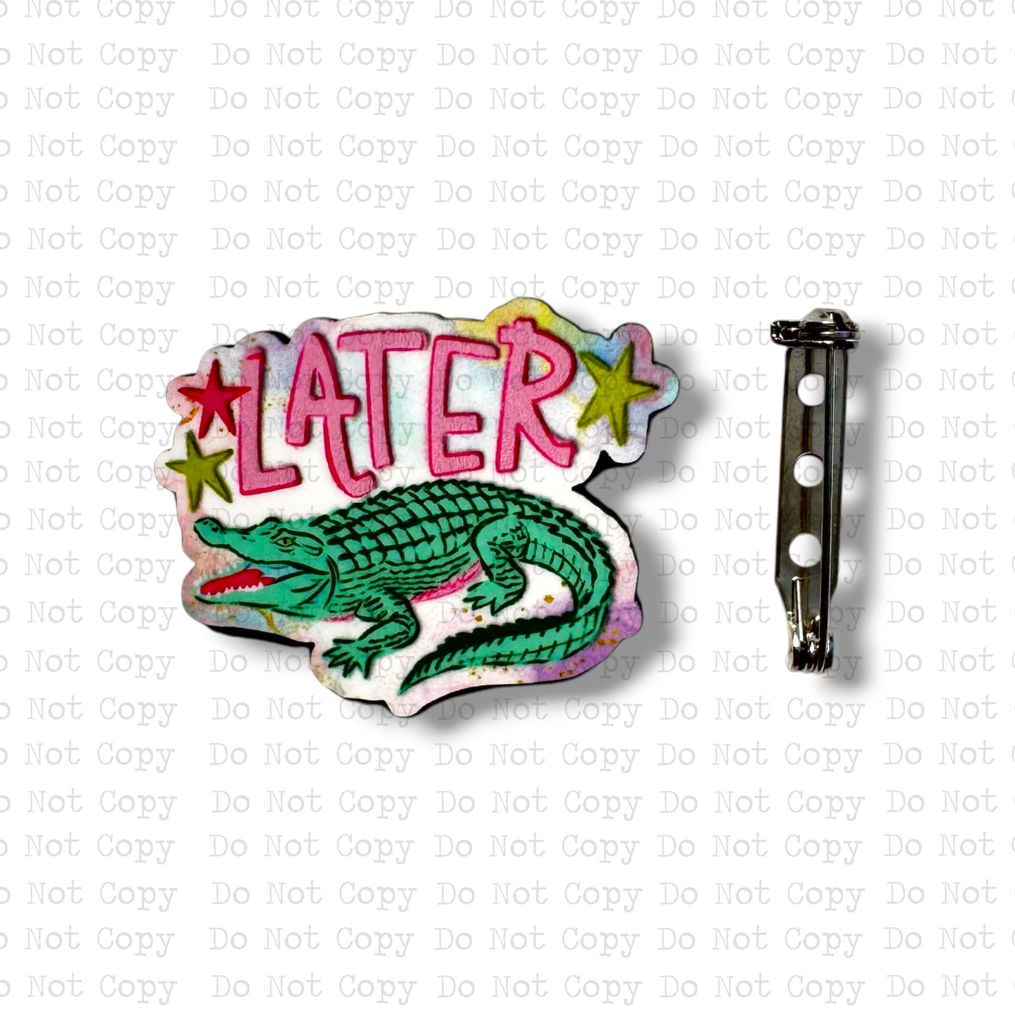 Later Gator Lapel Pin Sublimation Blank Kit | Set of 2 TCC