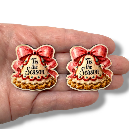 Tis The Season Pie Earring Sublimation Blanks