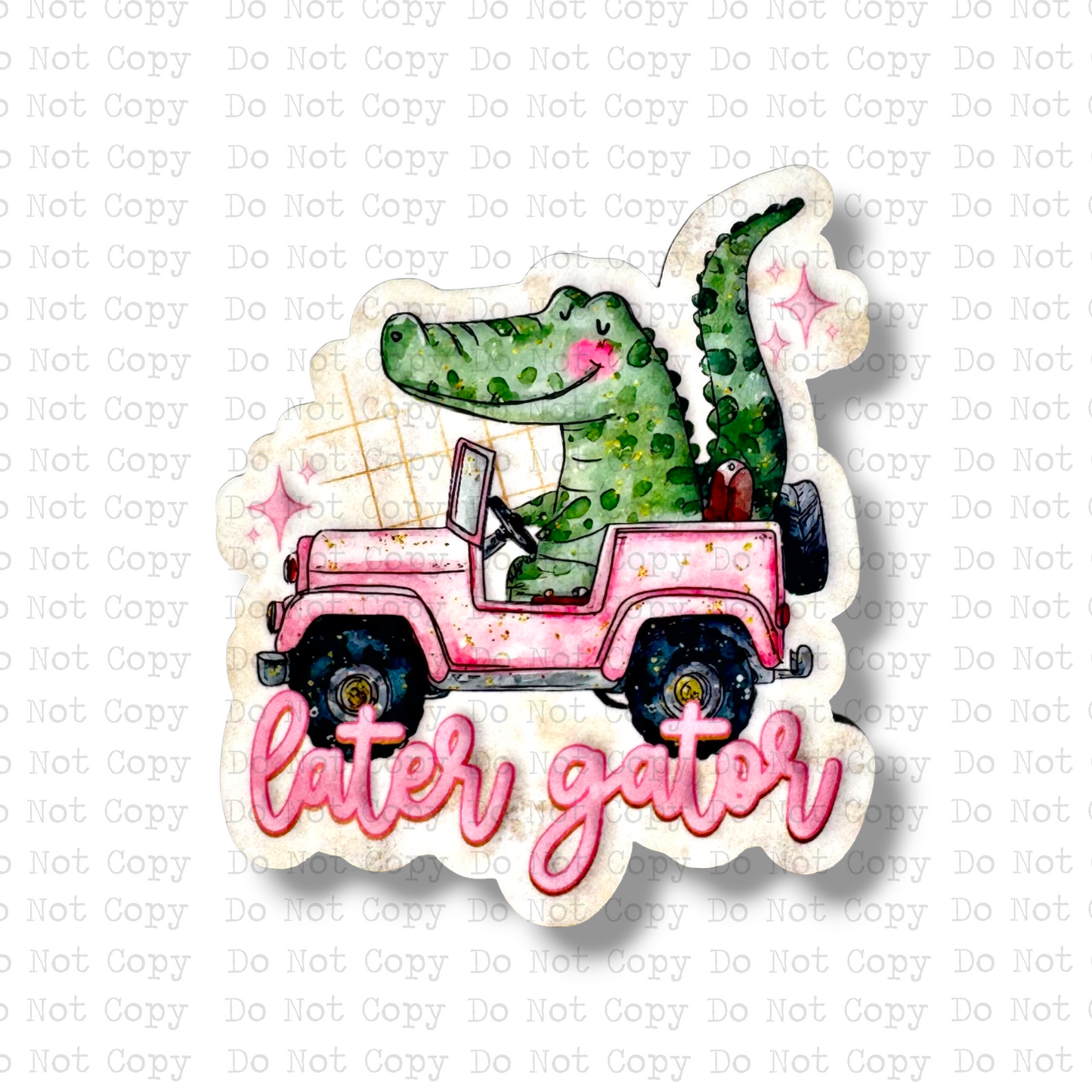 Later Gator Pink Truck Magnet Sublimation Blank Kit | PHDC