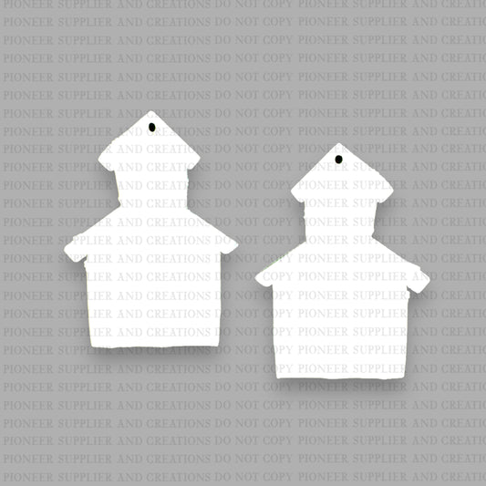 School House Earring Sublimation Blanks | ARA