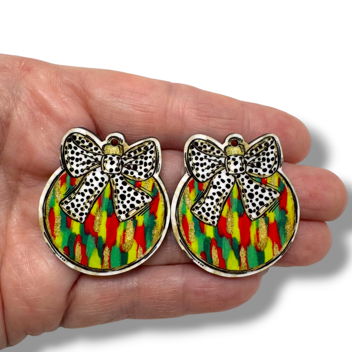Preppy Bulb Traditional Earring Sublimation Blank | ARA