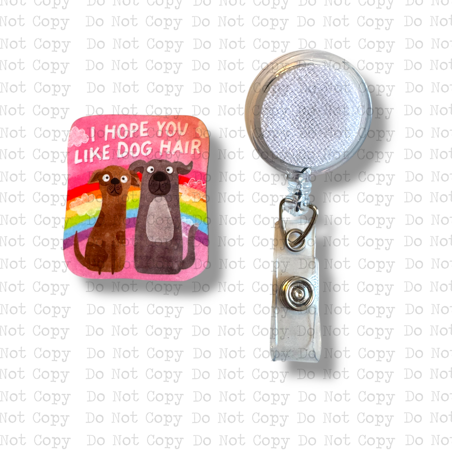 Hope You Like Dog Hair Badge Button Sublimation Blank | Set of 2 TRS