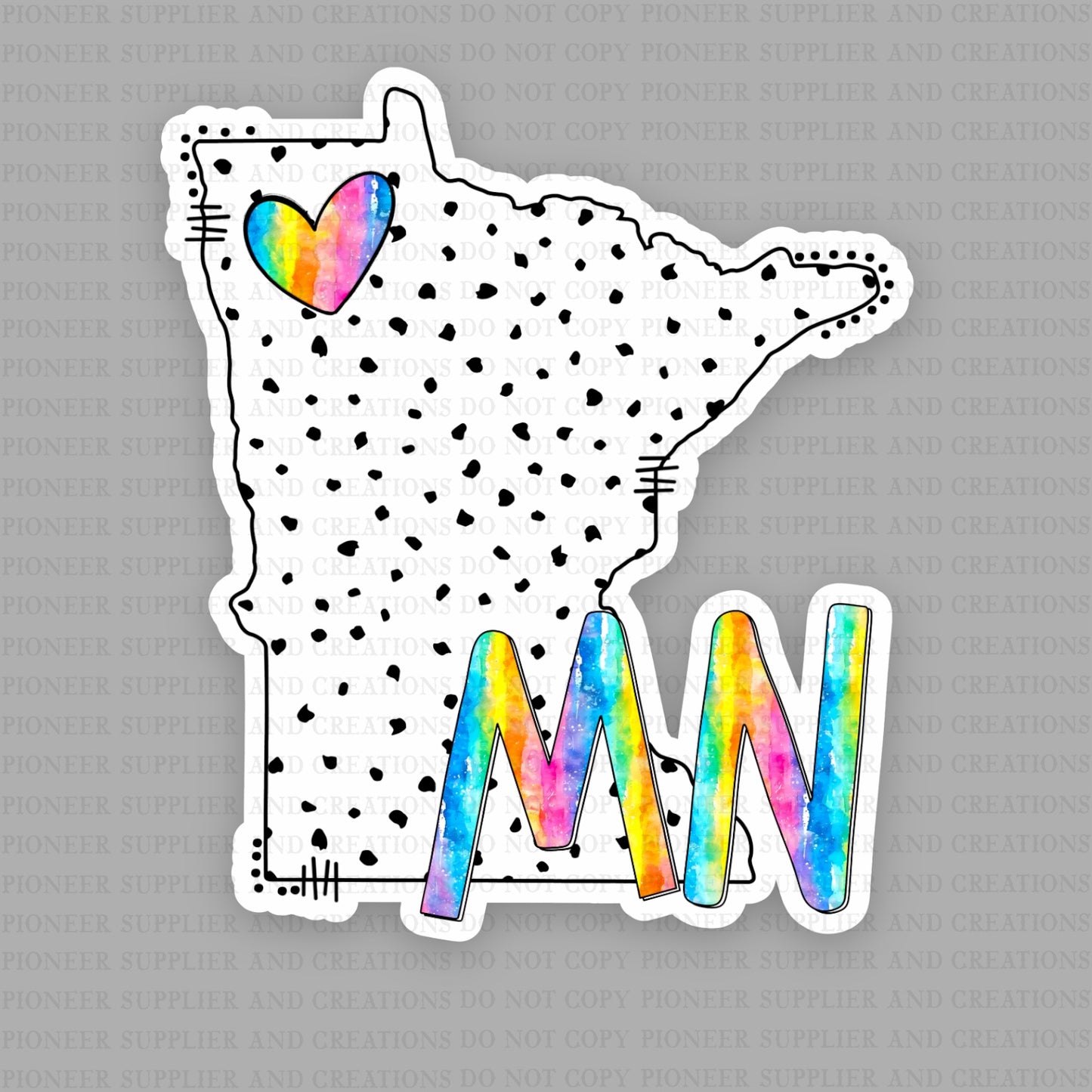 Minnesota Dalmatian Dot Sublimation Blank Kits | Exclusive