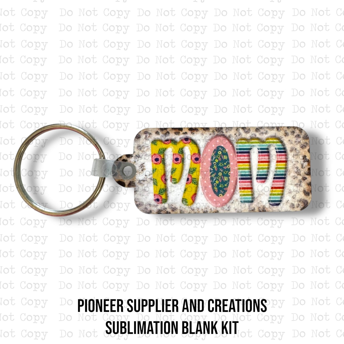 Spring Mom Keychain Sublimation Blank Kit