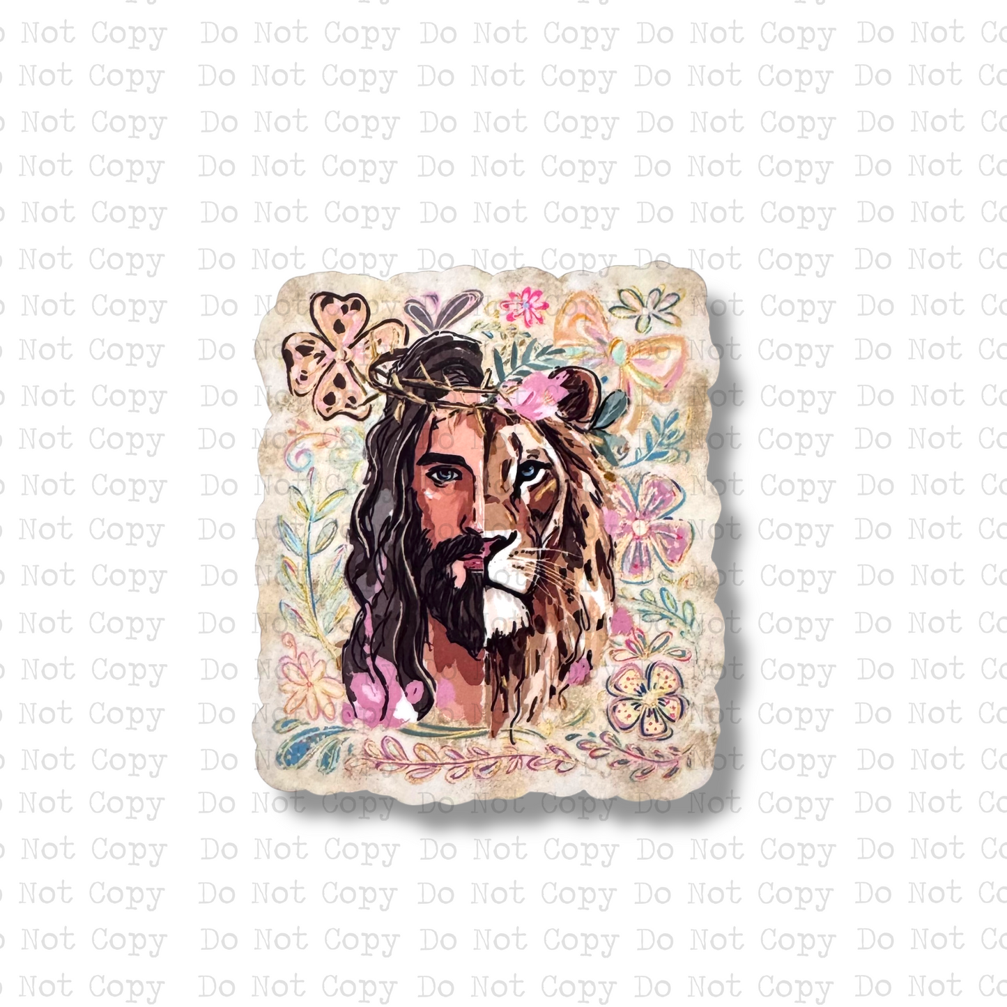 Jesus Lion Magnet Sublimation Blank Kit | SSD