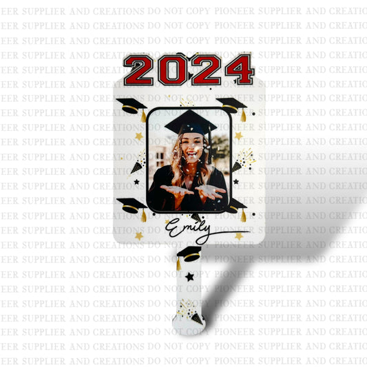 2024 Top Graduation Fan Photo Panel Sublimation Blank