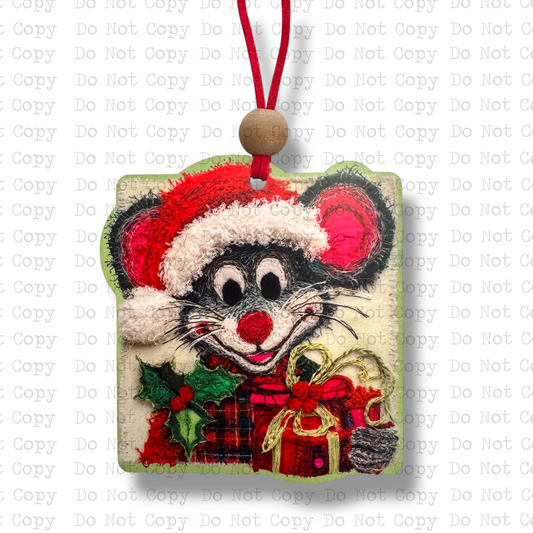 Mouse Ornament Sublimation Blank