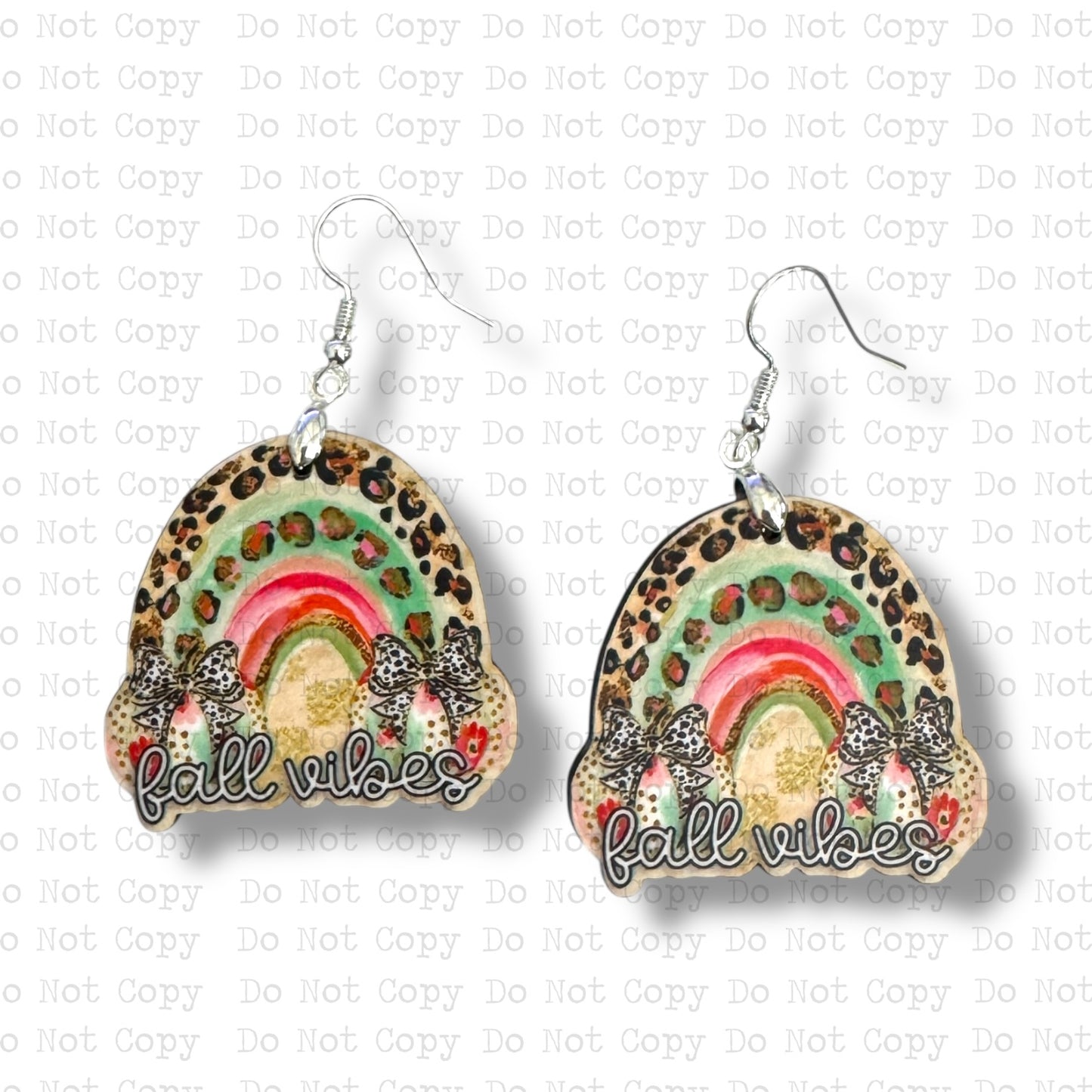 Fall Vibes Earring Sublimation Blank Kit