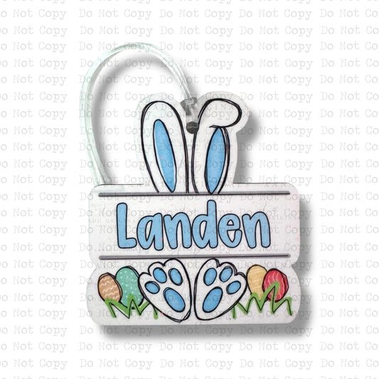 Bunny Name Plate Sublimation Blanks | MM