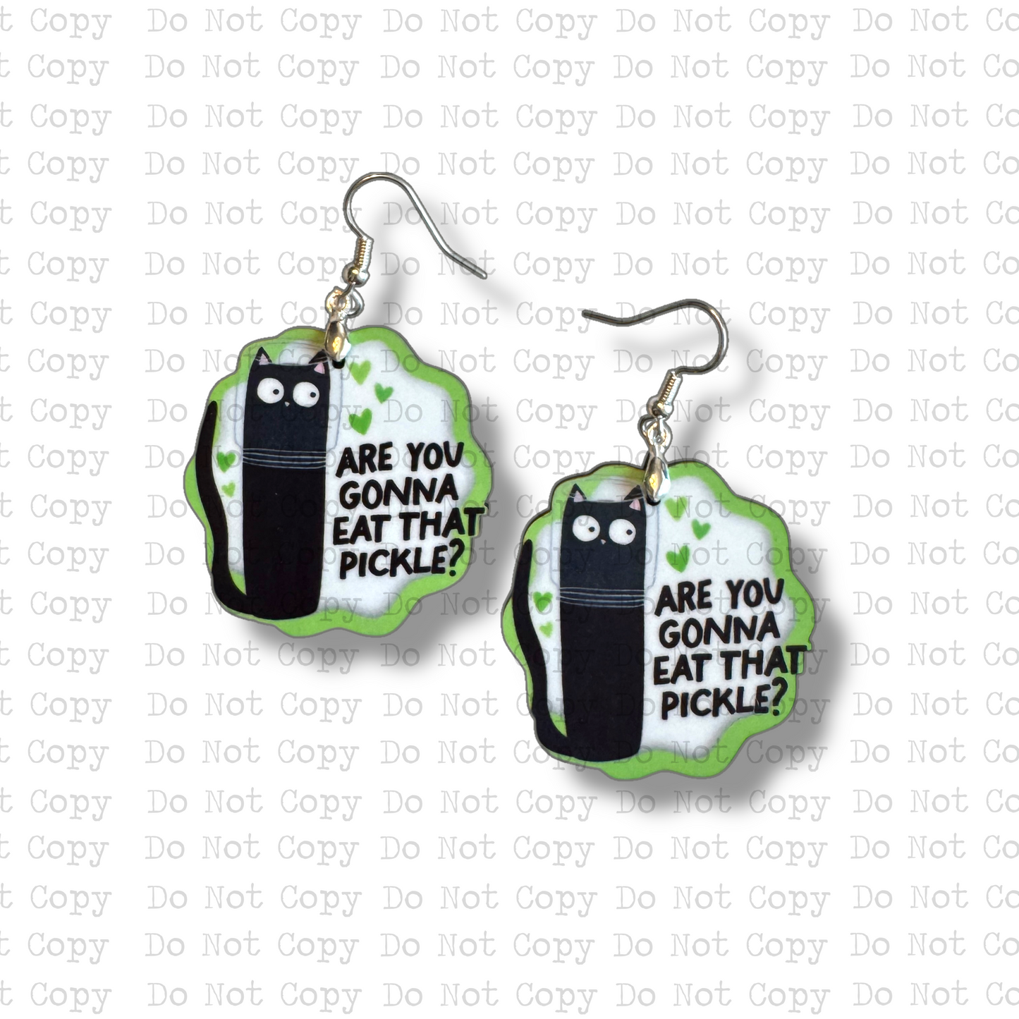 Are You Gonna Eat That Pickle Earring Sublimation Blank Kit | TRS