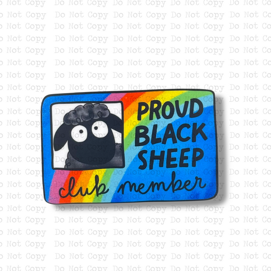 Proud Black Sheep Magnet Sublimation Blank Kit | TRS